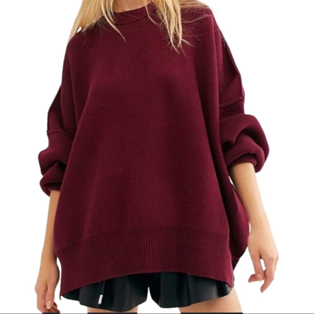 Free People Medium Easy Street Oversized Sweater